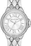 Michael Kors Camille Pave Crystals Silver Dial Silver Steel Strap Watch for Women - MK4804 Buy Now By Michael Kors