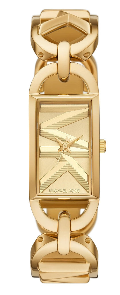 Michael Kors Empire Three Hand Gold Dial Gold Steel Strap Watch For Women - MK7406 Buy Now By Michael Kors