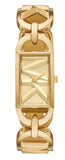 Michael Kors Empire Three Hand Gold Dial Gold Steel Strap Watch For Women - MK7406 Buy Now By Michael Kors