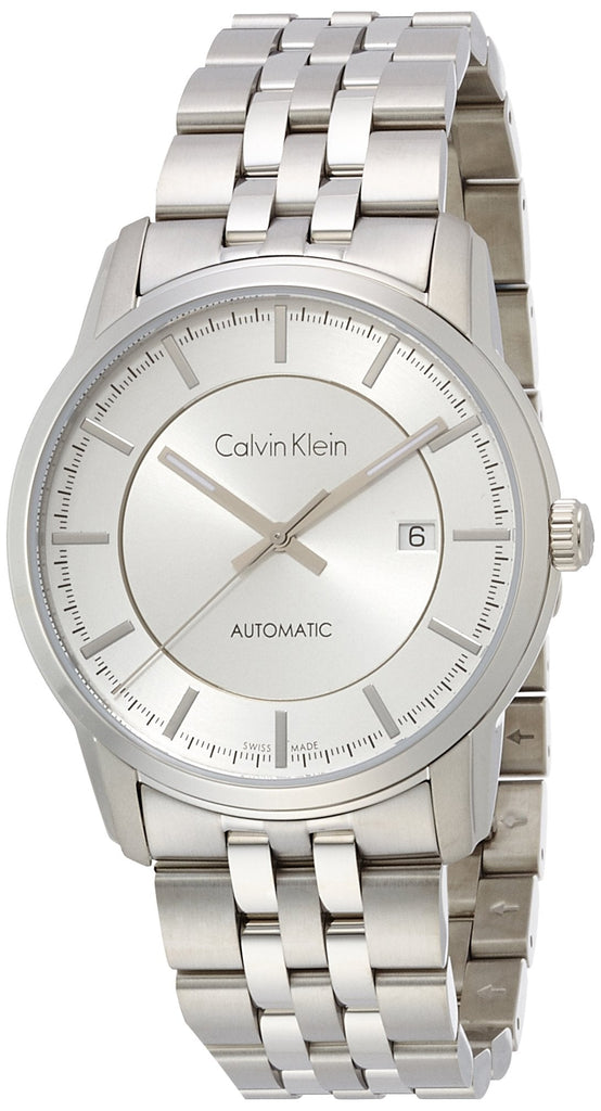 Calvin Klein Infinity Automatic Silver Dial Silver Steel Strap Watch for Men - K5S34146 Buy Now By Calvin Klein