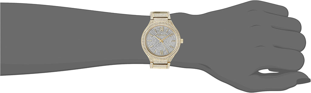 Michael Kors Kerry Crystals Gold Dial Gold Steel Strap Watch For Women - MK3360 Buy Now By Michael Kors