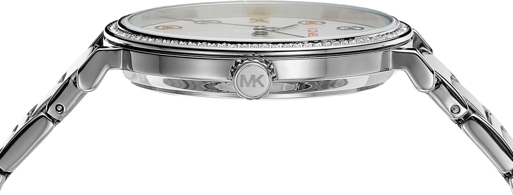 Michael Kors Addyson Quartz Silver Dial Silver Steel Strap Watch for Women - MK7417 Buy Now By Michael Kors