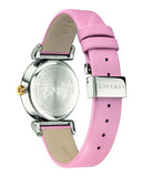 Versace V-Motif Silver Dial Pink Leather Strap Watch for Women - VERE00118 Buy Now By Versace