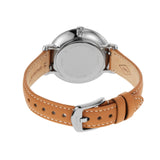 Fossil Jacqueline Three Hand Date Luggage Blue Dial Brown Leather Strap Watch for Women - ES4274 Buy Now By Fossil