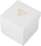 Guess Trend Dragon Gold Dial Red Leather Strap Watch For Women - GW0646L1