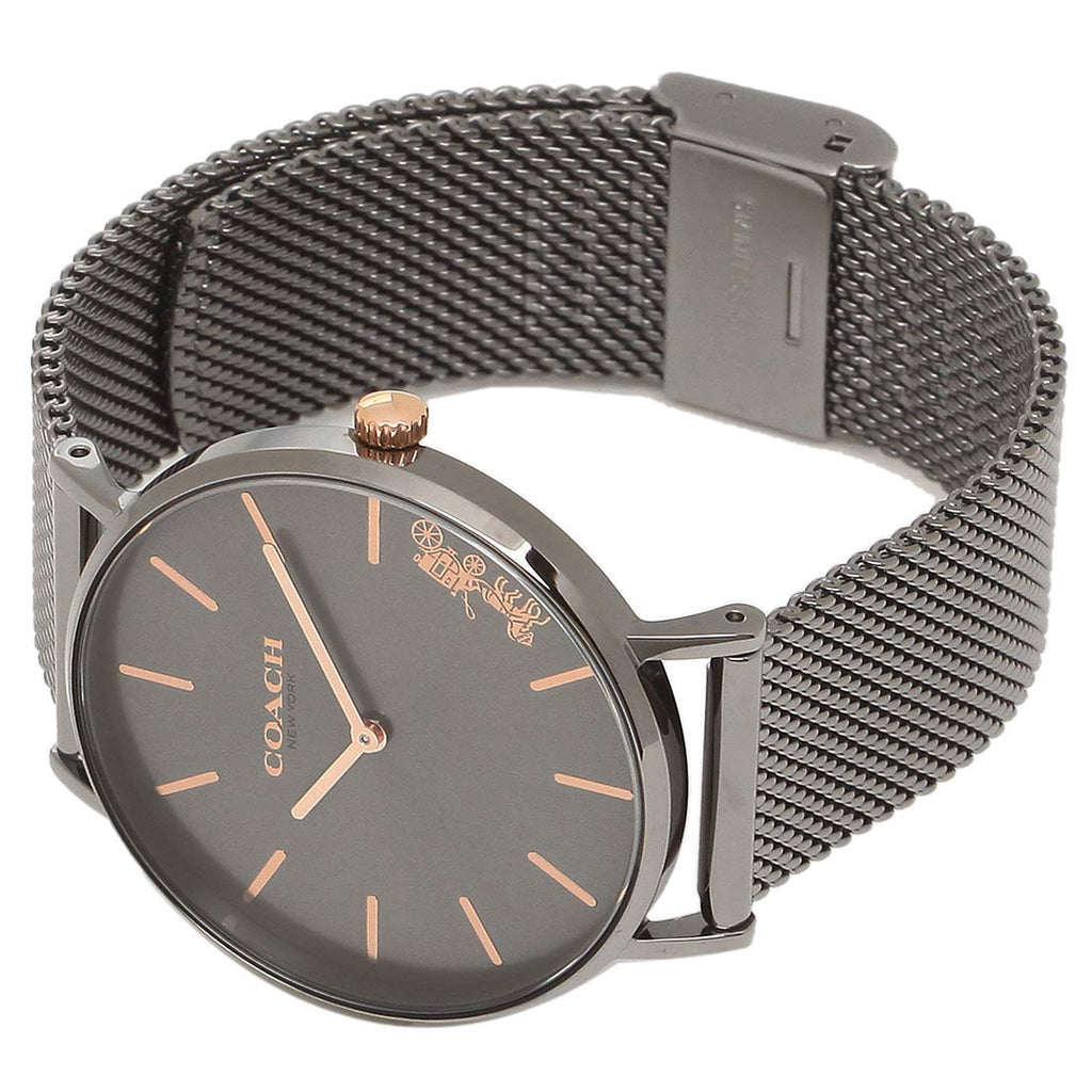 Coach Perry Grey Dial Grey Mesh Bracelet Watch for Women - 14503127 Buy Now By Coach