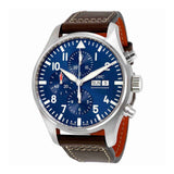 IWC Pilot’s Watch Chronograph Edition “Le Petit Prince” Blue Dial Brown Leather Strap Watch for Men - IW377714 Buy Now By IWC
