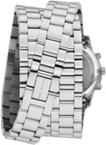 Michael Kors Runway 18K Rhodium Plated Triple Wrap Silver Dial Silver Steel Strap Watch for Women - MK7451 Buy Now By Michael Kors