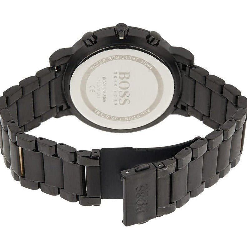 Hugo Boss Integrity Black Dial Black Steel Strap Watch for Men - 1513780 Buy Now By Hugo Boss