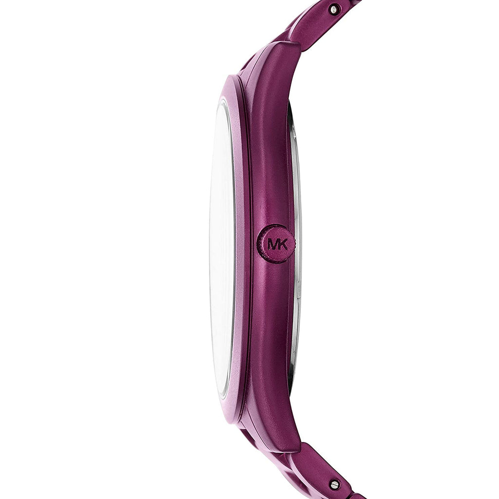 Michael Kors Slim Runway Quartz Purple Dial Purple Steel Strap Watch For Women - MK4507 Buy Now By Michael Kors