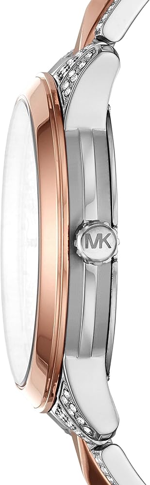 Michael Kors Runway Mercer Crystals Silver Dial Two Tone Steel Strap Watch For Women - MK6716 Buy Now By Michael Kors