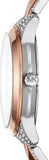 Michael Kors Runway Mercer Crystals Silver Dial Two Tone Steel Strap Watch For Women - MK6716 Buy Now By Michael Kors