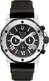 Bulova Marine Star Chronograph Black Dial Black Rubber Strap Watch for Men - 98B127 Buy Now By Bulova