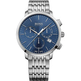 Hugo Boss Associate Blue Dial Silver Steel Strap Watch for Men - 1513269 Buy Now By Hugo Boss