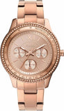 Fossil Stella Sport Multifunction Rose Gold Dial Rose Gold Steel Strap Watch for Women - ES5106 Buy Now By Fossil