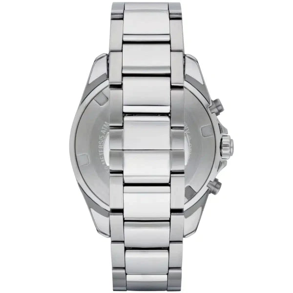 Emporio Armani Sigma Chronograph Black Dial Silver Steel Strap Watch For Men - AR6098 Buy Now By Emporio Armani