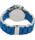 Marc Jacobs Rock Chronograph Blue Dial Blue Silicone Strap Watch for Women - MBM2575 Buy Now By Marc Jacobs