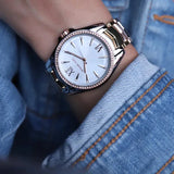 Michael Kors Whitney Quartz White Dial Two Tone Steel Strap Watch For Women - MK6686 Buy Now By Michael Kors