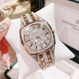 Bulova Phantom Crystal Silver Dial Two Tone Steel Strap Watch for Men - 98B324 Buy Now By Bulova