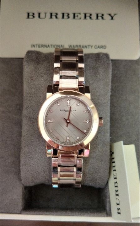 Burberry Heritage Rose Gold Dial Rose Gold Steel Strap Watch for Women - BU9215 Buy Now By Burberry