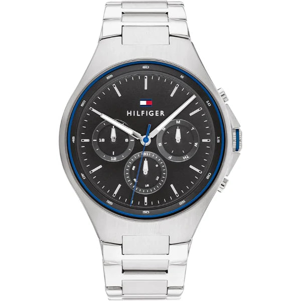 Tommy Hilfiger Justin Chronograph Gray Dial Silver Steel Strap Watch For Men - 1792054 Buy Now By Tommy Hilfiger