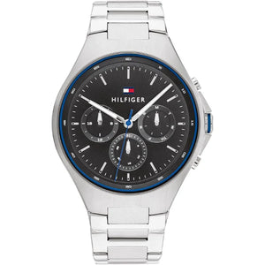 Tommy Hilfiger Justin Chronograph Gray Dial Silver Steel Strap Watch For Men - 1792054 Buy Now By Tommy Hilfiger