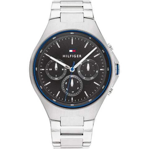 Tommy Hilfiger Justin Chronograph Gray Dial Silver Steel Strap Watch For Men - 1792054 Buy Now By Tommy Hilfiger