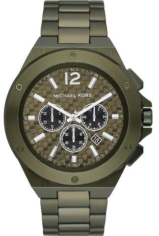 Michael Kors Lennox Chronograph Green Dial Green Steel Strap Watch For Men - MK9103 Buy Now By Michael Kors