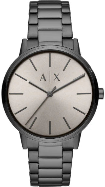 Armani Exchange Cayde Analog Grey Dial Grey Steel Strap Watch For Men - AX2722 Buy Now By Armani Exchange
