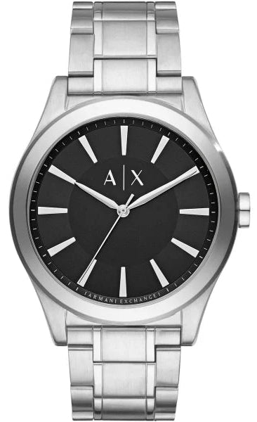 Armani Exchange Nico Analog Black Dial Silver Steel Strap Watch For Men - AX2320 Buy Now By Armani Exchange