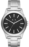 Armani Exchange Nico Analog Black Dial Silver Steel Strap Watch For Men - AX2320 Buy Now By Armani Exchange