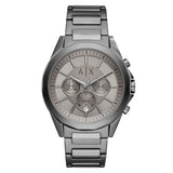Armani Exchange Drexler Chronograph Grey Dial Grey Steel Strap Watch For Men - AX2603 Buy Now By Armani Exchange