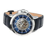 Maserati Ingegno Automatic Blue Skeleton Dial Black Leather Strap Watch For Men - R8821119004 Buy Now By Maserati