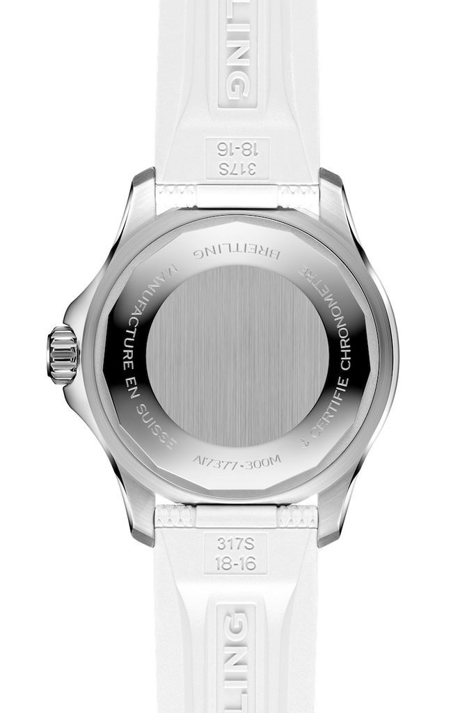 Breitling Superocean Automatic 36 White Dial White Rubber Strap Watch for Men - A17377211A1S1 Buy Now By Breitling