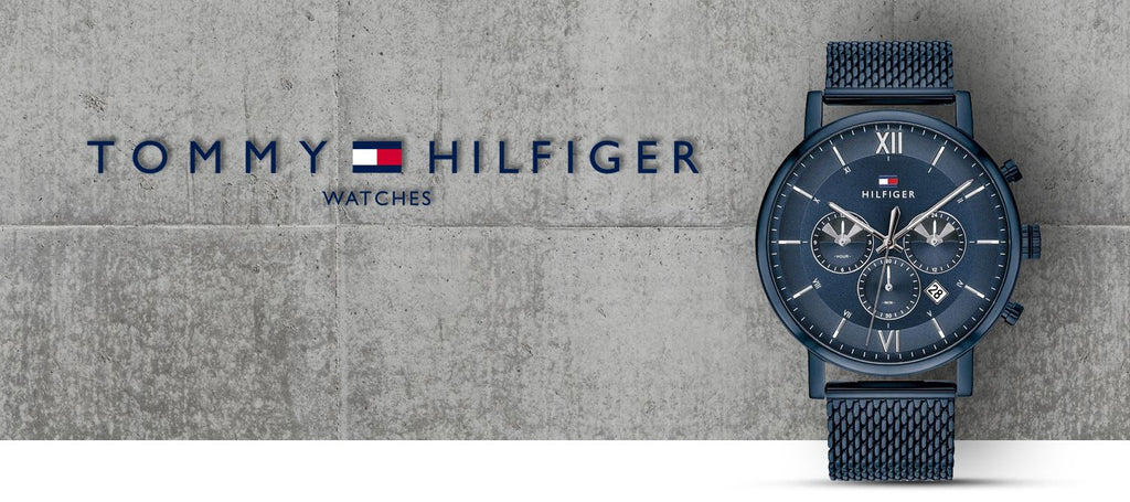 Tommy Hilfiger Evan Blue Dial Blue Mesh Bracelet Watch for Men - 1710397 Buy Now By Tommy Hilfiger
