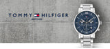 Tommy Hilfiger Evan Chronograph Blue Dial Silver Steel Strap Watch For Men - 1710409 Buy Now By Tommy Hilfiger