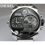 Diesel Mr Daddy 1.0 Black Dial Stainless Steel Stainless Watch For Men - DZ7221 Buy Now By Diesel
