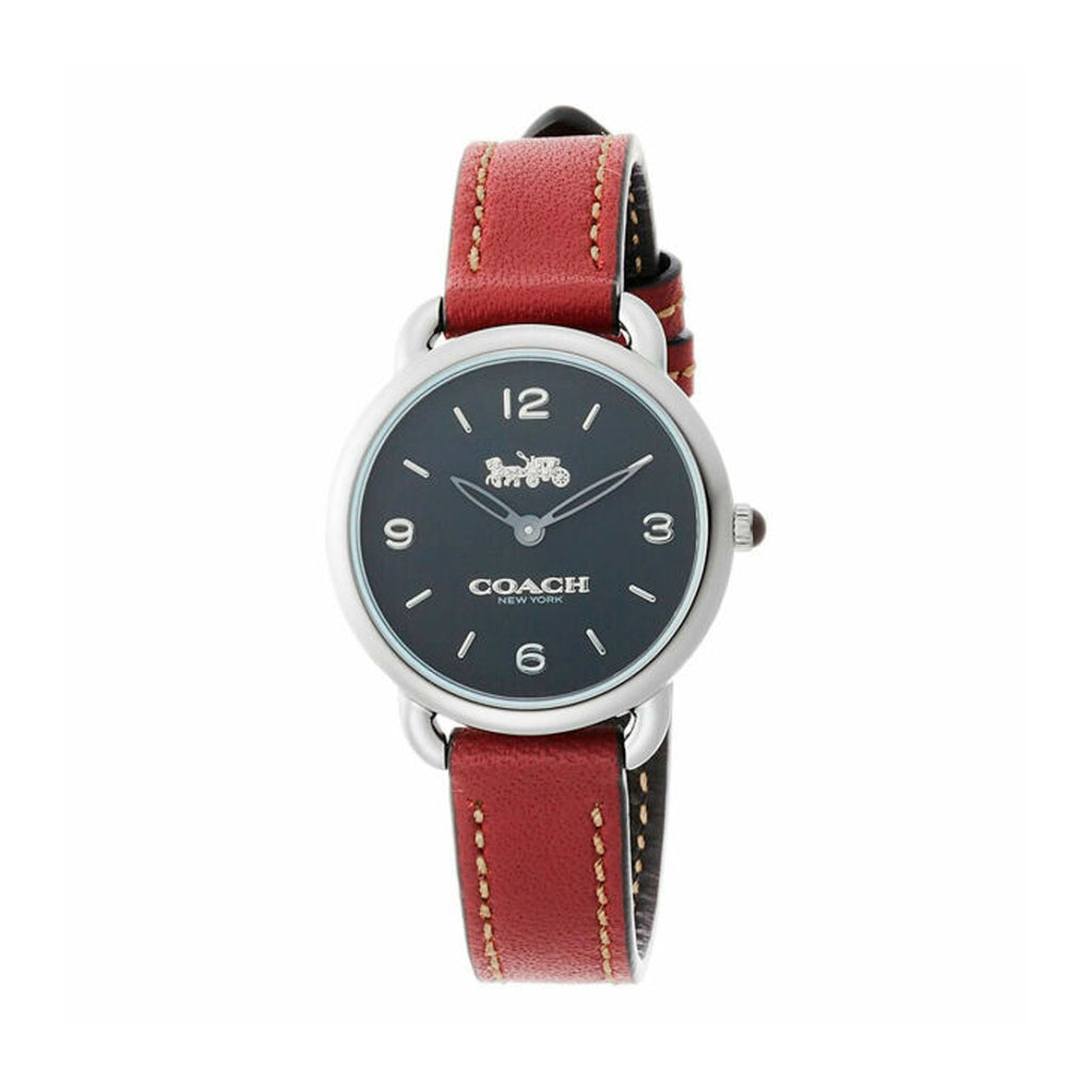 Coach Delancey Black Dial Brown Leather Strap Watch for Women - 14502792 Buy Now By Coach