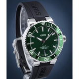 Oris Aquis Date Green Dial Black Rubber Strap Watch for Men - 0173377304157-0742464EB Buy Now By Oris