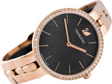 Swarovski Cosmopolitan Black Dial Rose Gold Steel Strap Watch for Women - 5517797 Buy Now By Swarovski