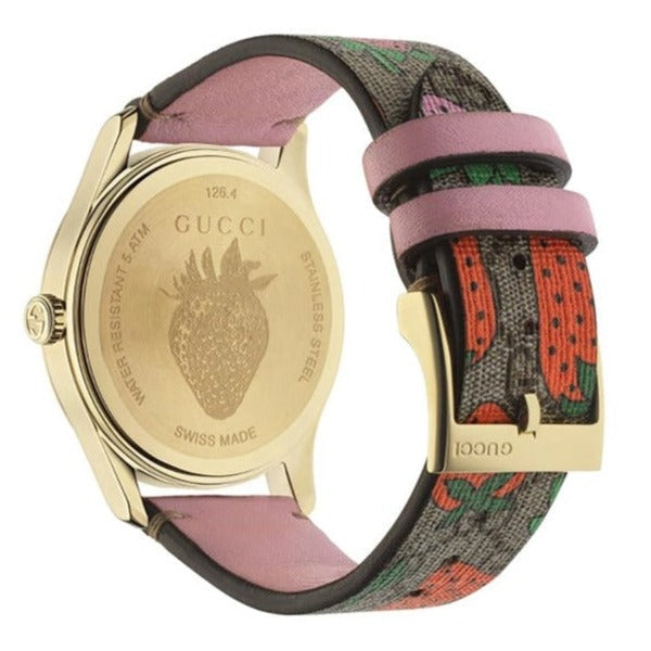 Gucci G Timeless Brown Dial Brown Leather Strap Watch For Women - YA1264133 Buy Now By Gucci