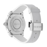 Gucci Dive Quartz White Dial White Rubber Strap Watch For Men - YA136330 Buy Now By Gucci