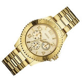 Guess BFF Multifunction Gold Dial Gold Steel Strap Watch for Men - W0231L2 Buy Now By Guess
