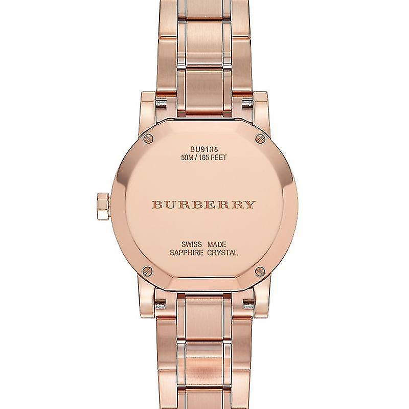Burberry The City Rose Gold Dial Rose Gold Steel Strap Watch for Women - BU9135 Buy Now By Burberry