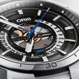 Oris TT1 Engine Date Skeleton Black Dial Silver Steel Strap Watch for Men - 0173377524124-0782408 Buy Now By Oris