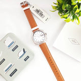 Fossil Candy White Dial Brown Leather Strap Watch for Women - ES3538 Buy Now By Fossil