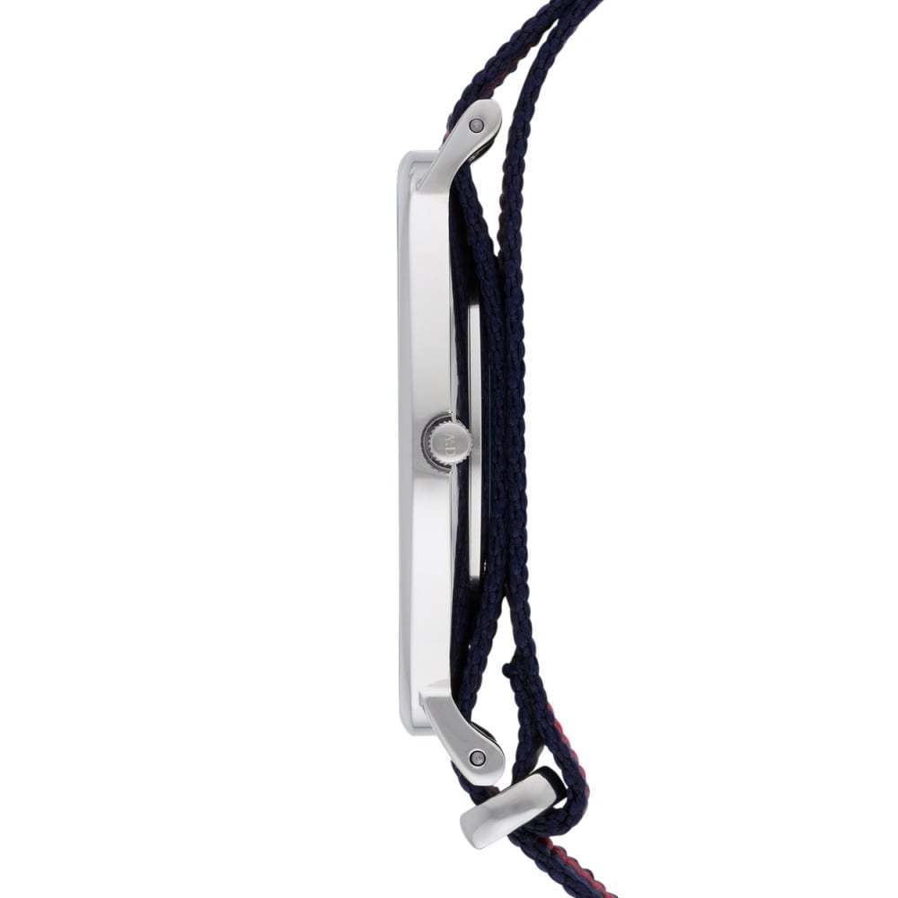 Daniel Wellington Classic Oxford White Dial Two Tone Nylon Strap Watch For Men - DW00100015 Buy Now By Daniel Wellington