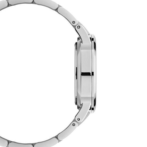 Daniel Wellington Iconic Link White Dial Silver Steel Strap Watch For Women - DW00100205 Buy Now By Daniel Wellington