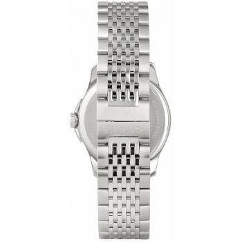 Gucci G Timeless Diamonds Mother of Pearl Black Dial Silver Steel Strap Watch For Women - YA126505 Buy Now By Gucci