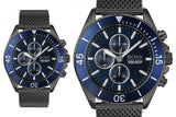 Hugo Boss Ocean Edition Blue Dial Black Mesh Bracelet Watch for Men - 1513702 Buy Now By Hugo Boss